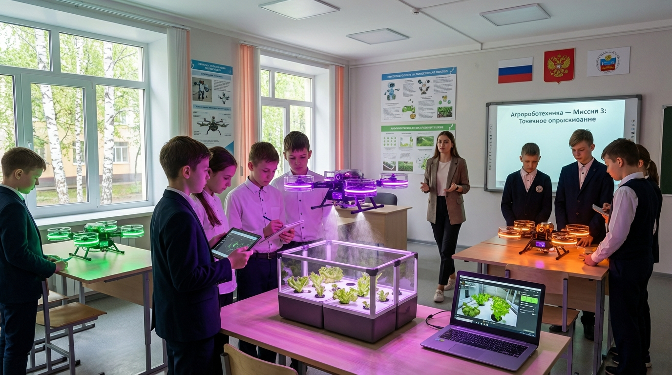 STEM-лаборатория с мини-теплицей